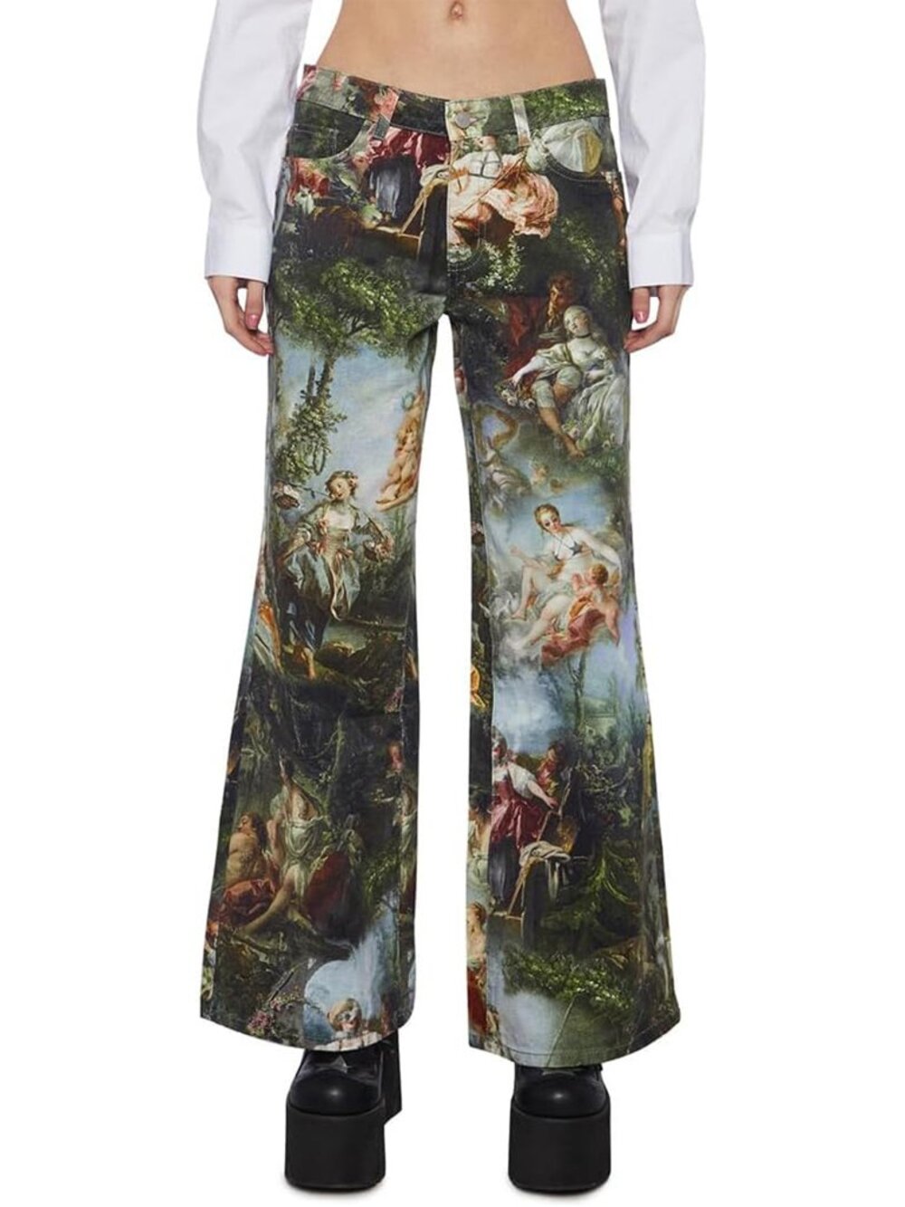 Current Mood (Dolls Kill) Da Vinci's Demons Printed Jeans